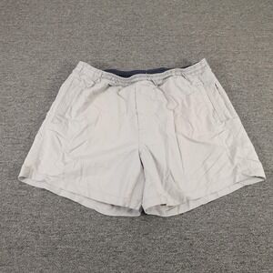 Birddogs Shorts Mens XL Gray Khaki Lined Stretch Athletic Zip Pocket 6 Inseam